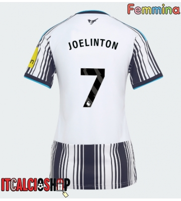 Newcastle United Joelinton #7 Prima Maglia Femmina 2026-27 Manica Corta